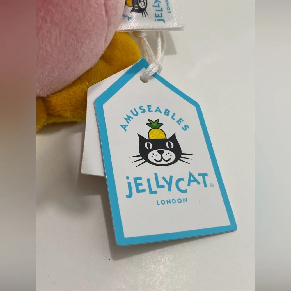 Jellycat Amuseable Food Series Pretty Patisserie DOME FRAMBOISE Plush NEW NWT! - Picture 4 of 9